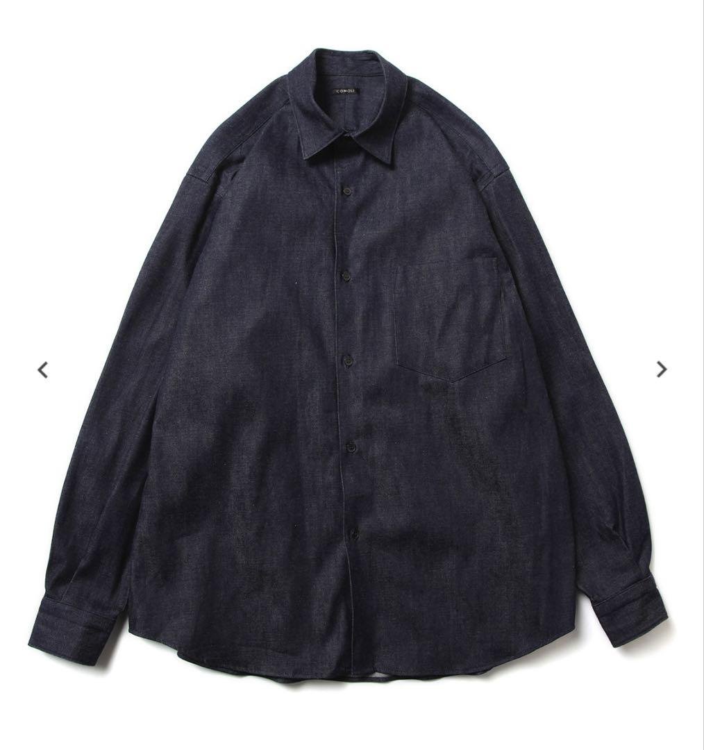 COMOLIコモリ デニムシャツ 2022AW