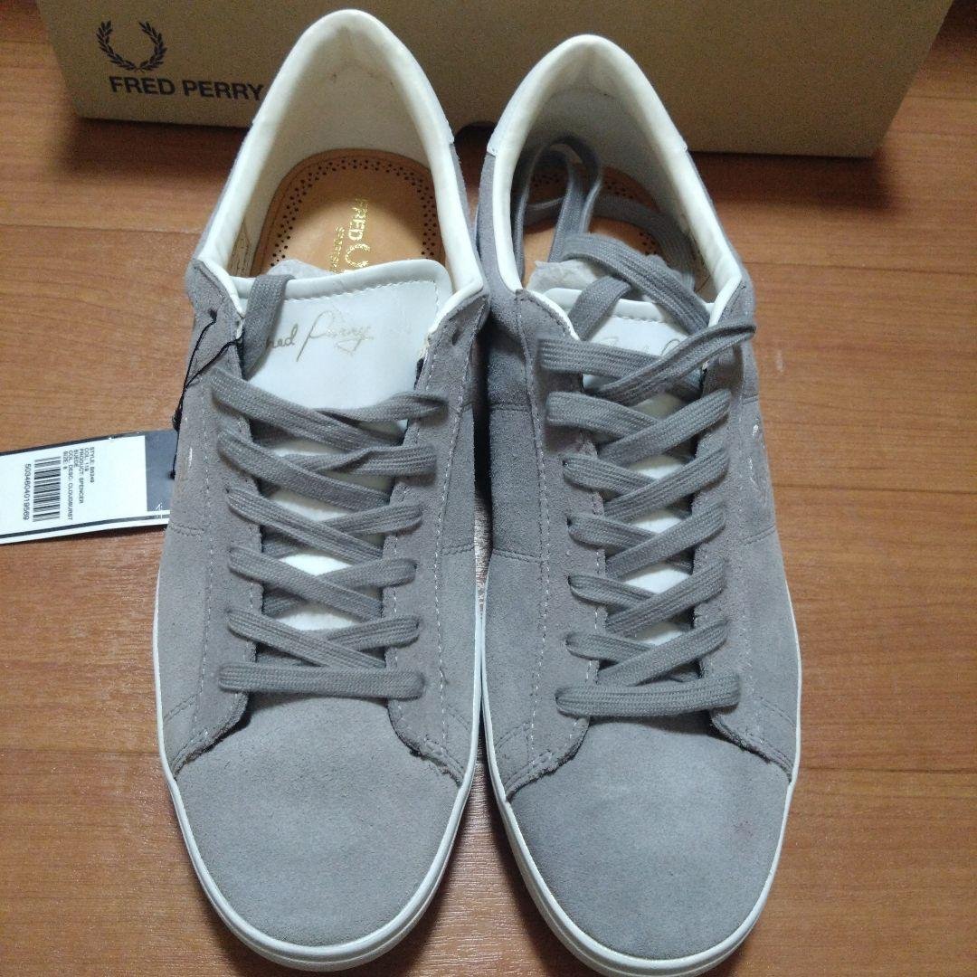 【新品】Fred Perry スエード スニーカー　グレー