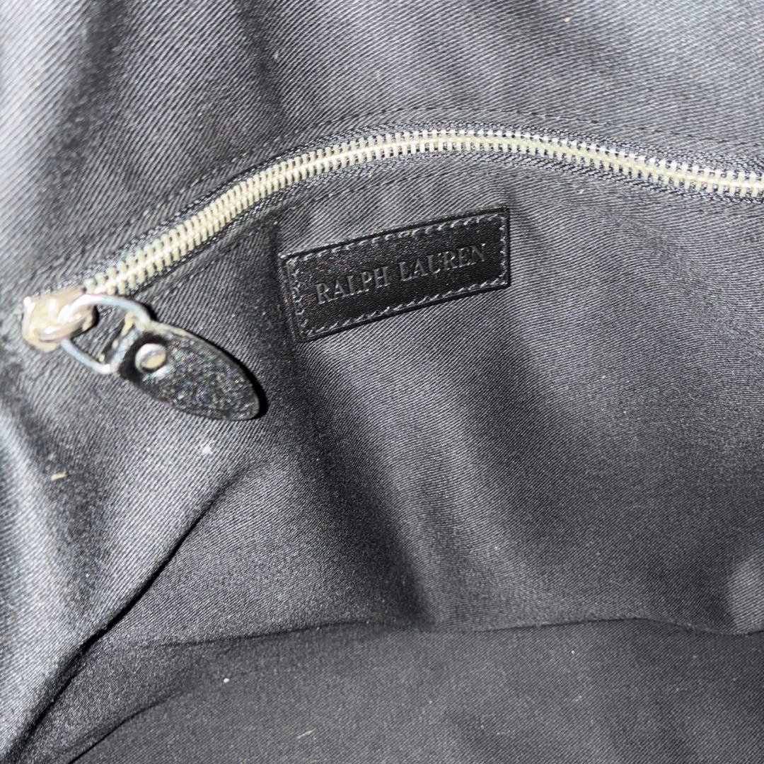 RALPH LAUREN ラルフローレン　千鳥柄　2WAY ボストンバッグ