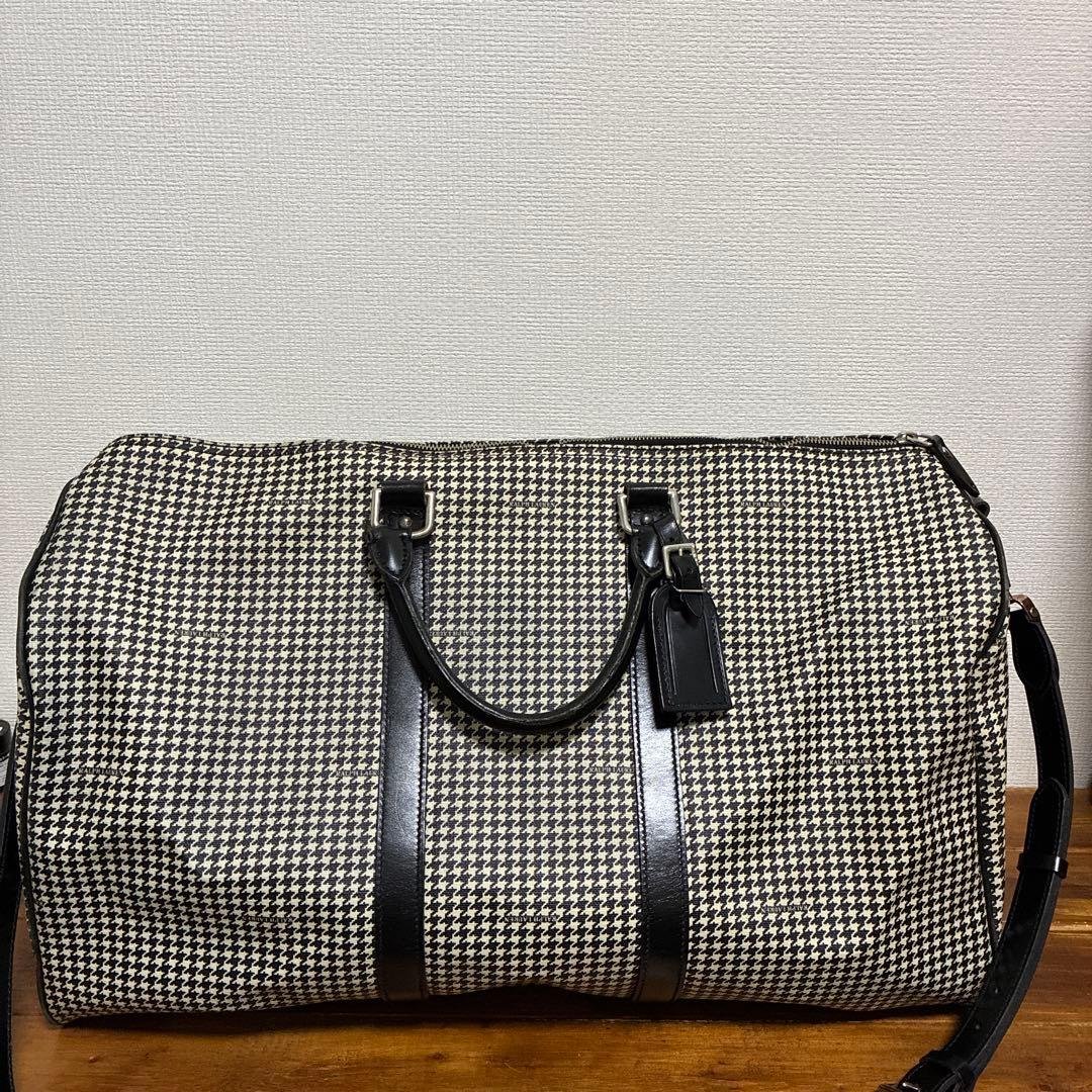 RALPH LAUREN ラルフローレン　千鳥柄　2WAY ボストンバッグ