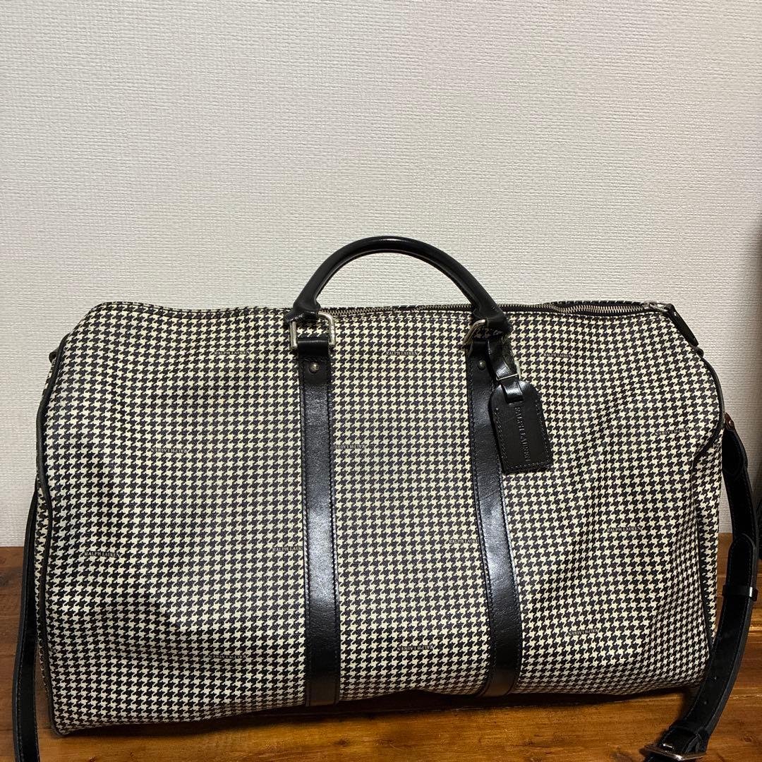 RALPH LAUREN ラルフローレン　千鳥柄　2WAY ボストンバッグ