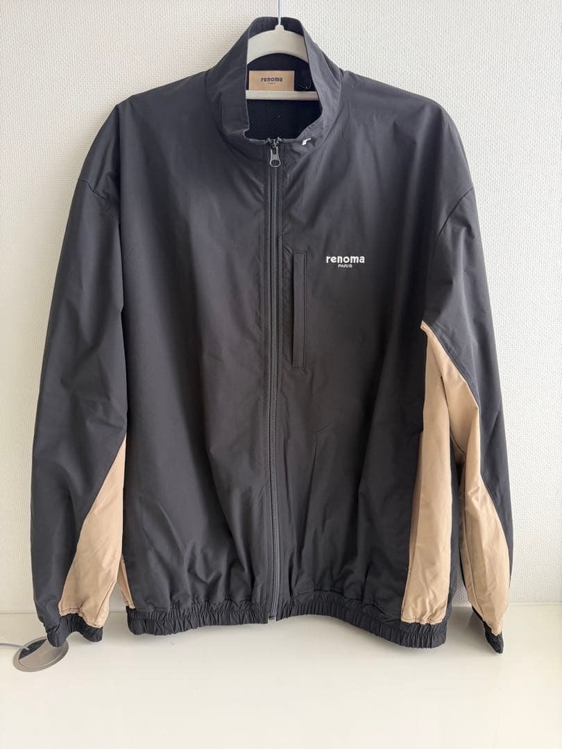 renoma ゴルフジャケット 黒/ベージュ