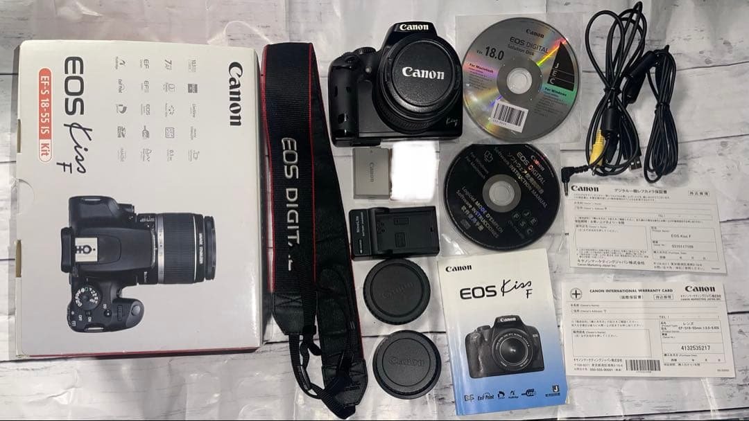 【豪華セット】Canon EOS Kiss F レンズセット・元箱付き