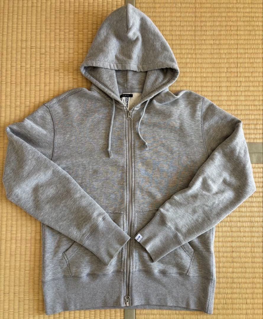 BEAMS+別注LOOPWHEELER Slim Zip Sweat Hoody