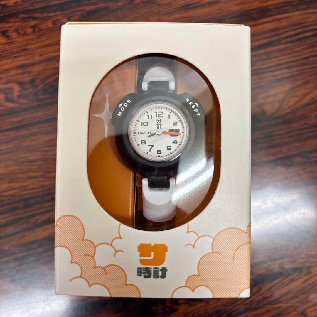 サ時計 CASIO SAN-100H-7BJR オレンジ美品