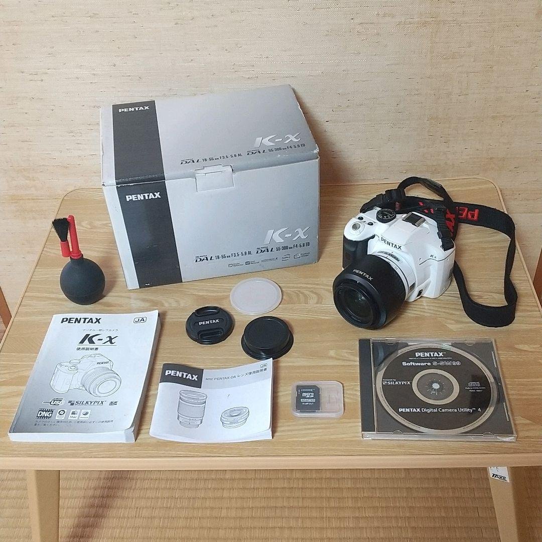 ペンタックス PENTAX K-x ホワイト デジタル一眼レフカメラ