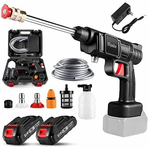 【在庫処分ビッグセール】Sipake 高圧洗浄機 充電式 コードレス 高圧洗浄b