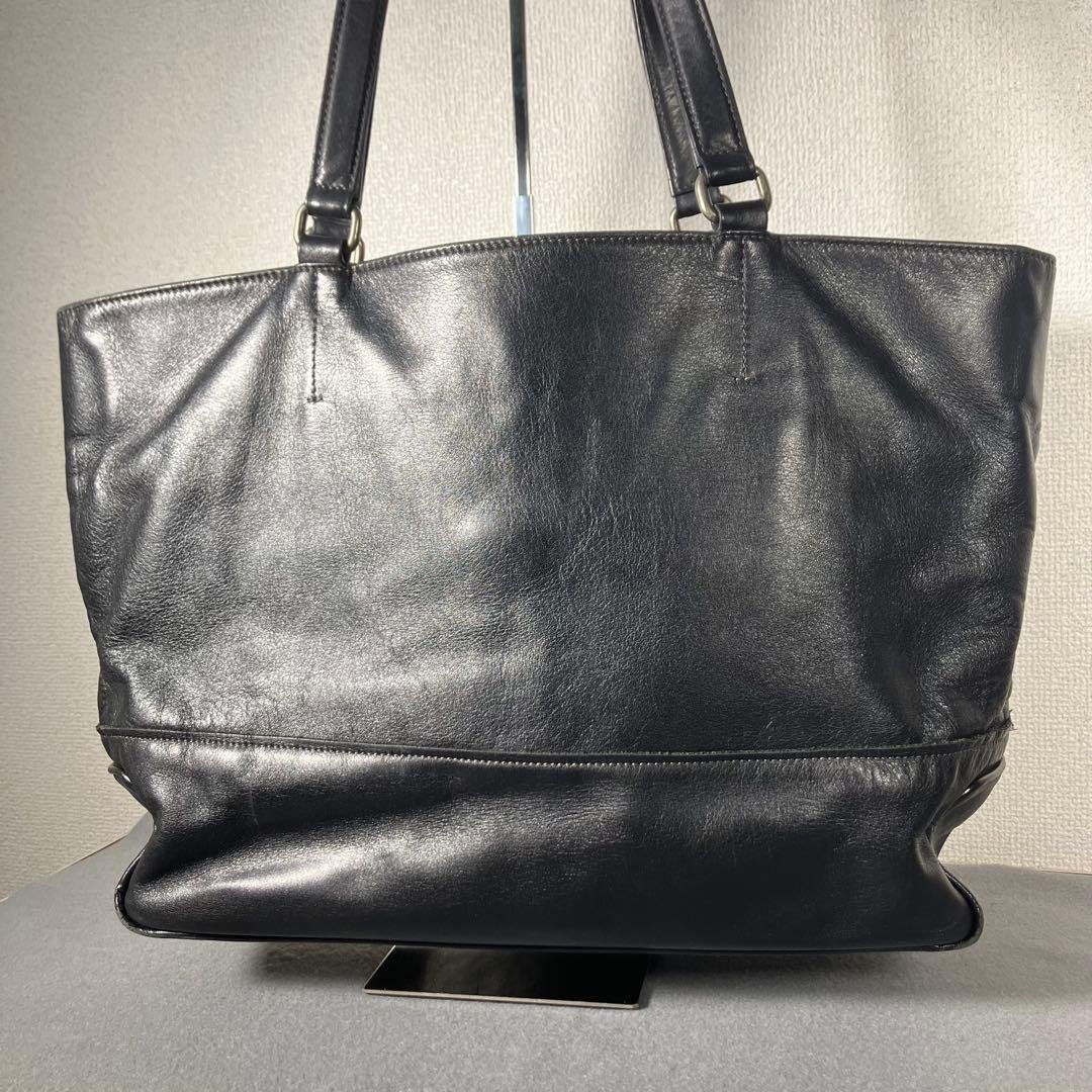 LANVIN en Blue　トートバッグ　革　A4　肩掛け　黒