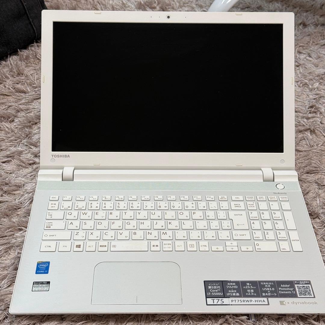 Windowsノート本体 Toshiba dynabook T75 PT75RWP-HHA