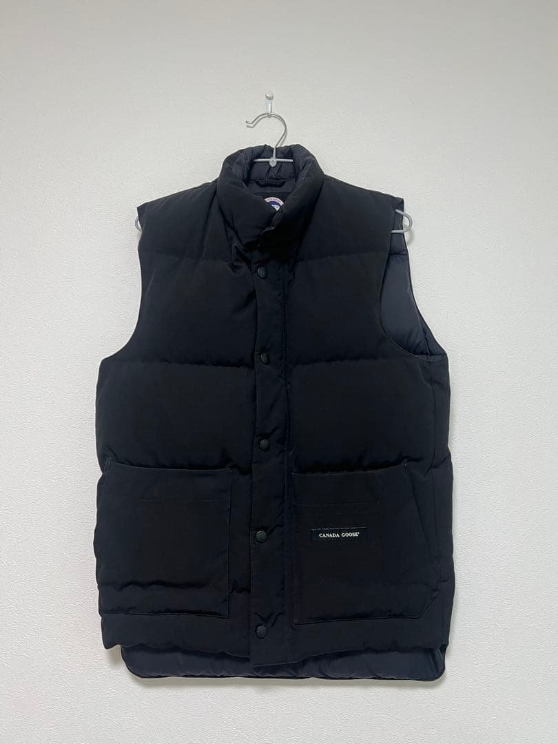 カナダグース　ベスト　ブラック　XS