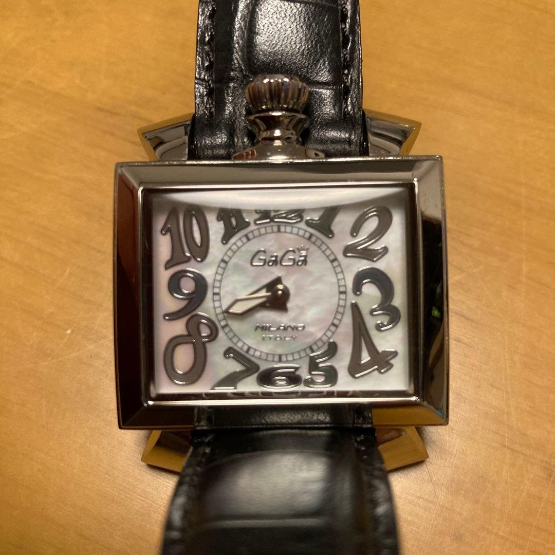 ガガミラノ　ナポレオーネ　レザーベルト時計