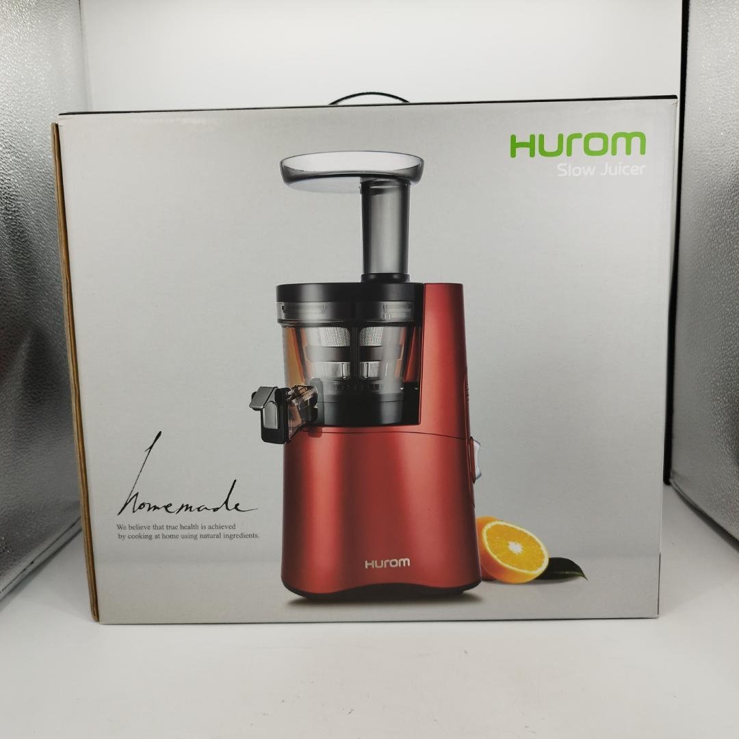 美品　Hurom　スロージューサー　H-AA-RBA17　ヒューロム　レッド