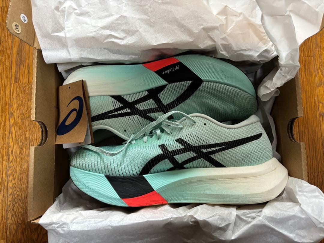 【美品完品】アシックス メタスピードエッジ パリ 28cm 走行距離60km