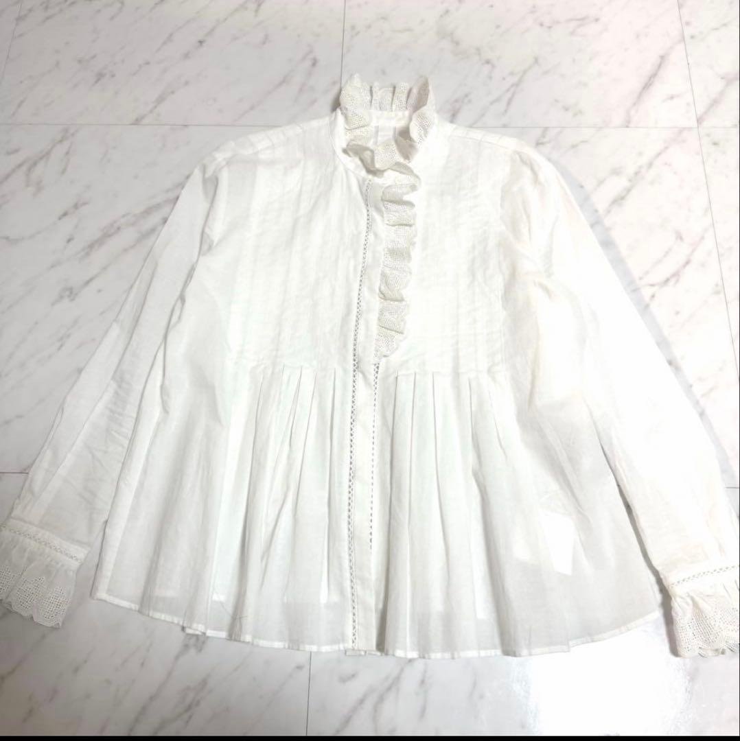 【タグ付き新品】laubeblanc Geometric Lace Blouse