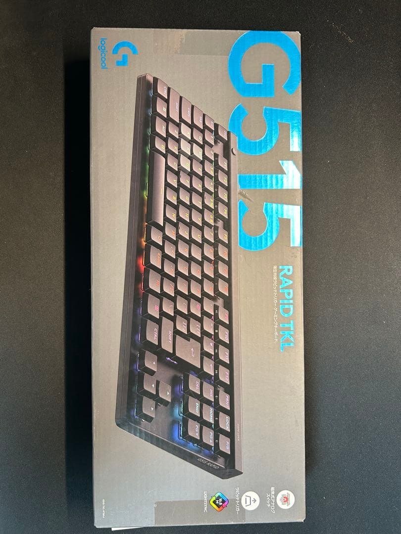 Logitech G515 RAPID TKLメカニカルキーボード