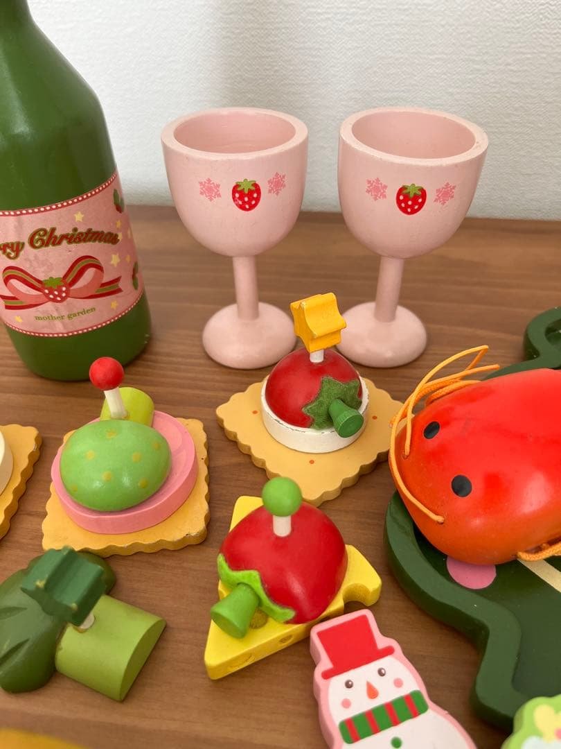 マザーガーデン★野いちごのおままごと★木製玩具★クリスマスセット