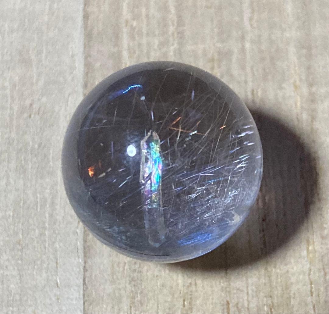 (Neco)希少価値の高いプラチナルチル貫入水晶