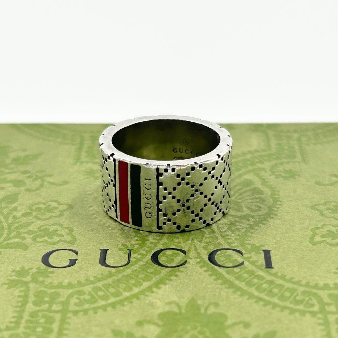 希少✨　グッチ　GUCCI リング　ディアマンテ　シルバー　Ag925 16号