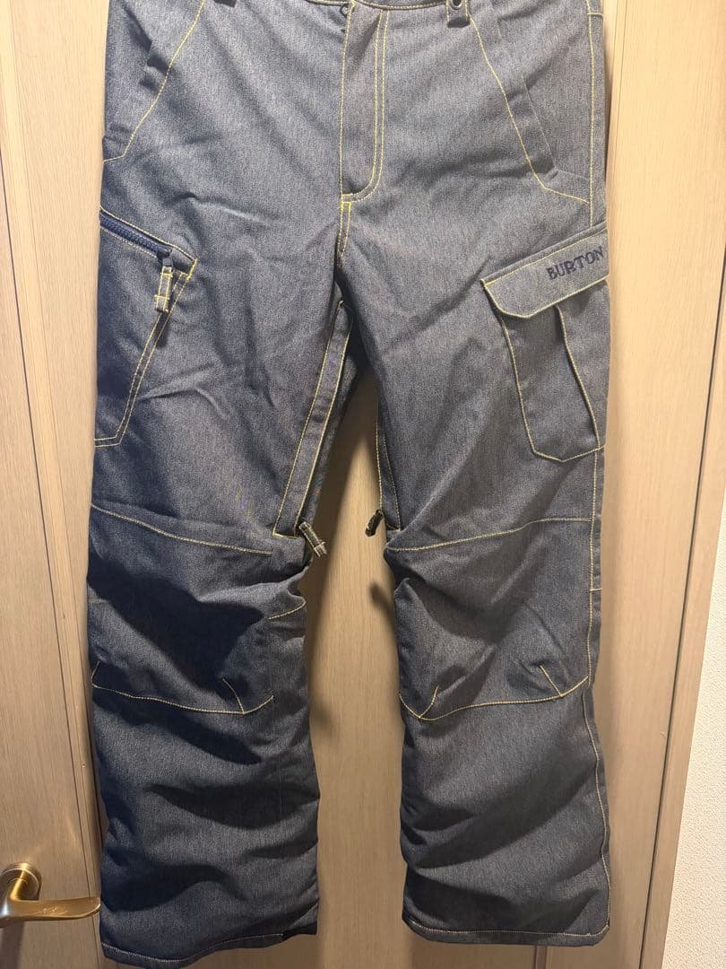 BURTON スノーボードパンツ ダークデニム 柄Size/ XL