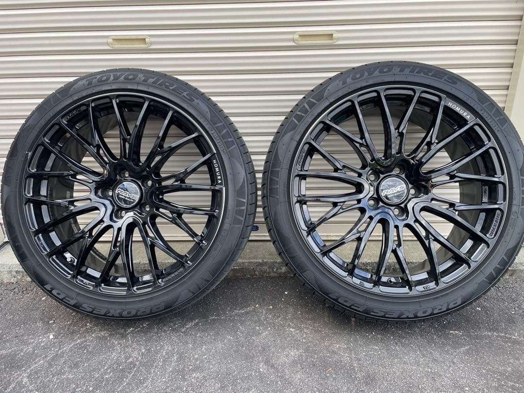 【期間限定値下げ中】レイズ　ホムラ　2×10BD19インチ アルミホイールセット