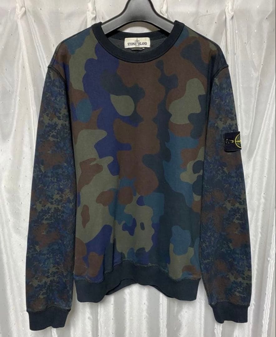 丸*山様 希少 STONE  13aw スウェット 迷彩 カモ柄
