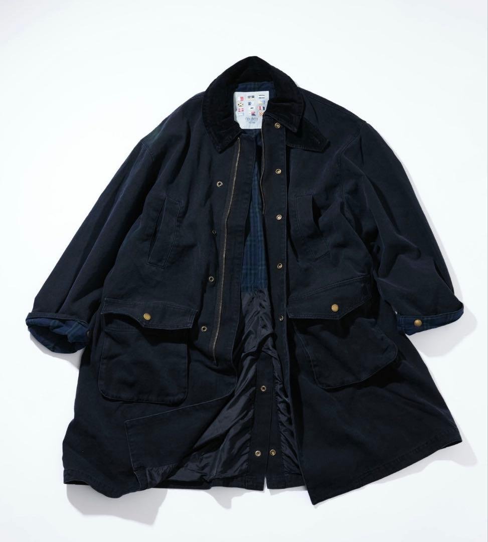 新品★NAUTICAノーティカヴィンテージライク クラッシュドダックコート