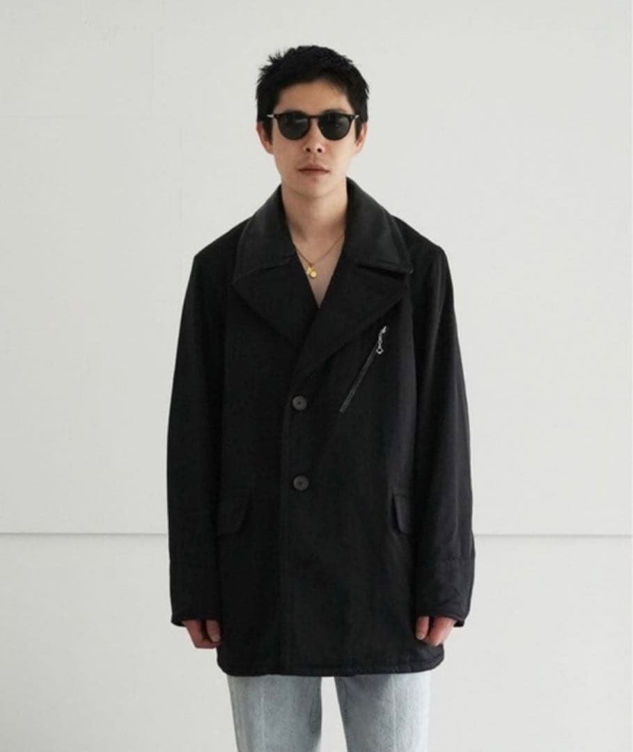ジャケット・アウター OUR LEGACY SCOOTA COAT BLACK DRAPE TECH