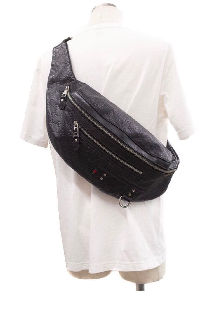 正規美品 GUCCI グッチ ボディバッグ ウエストポーチ 246409