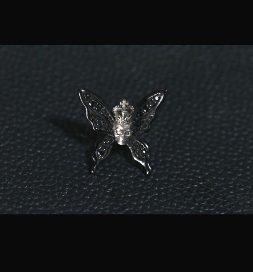 JUSTINDAVIS CROWN JESTER ピアス　バタフライピアス