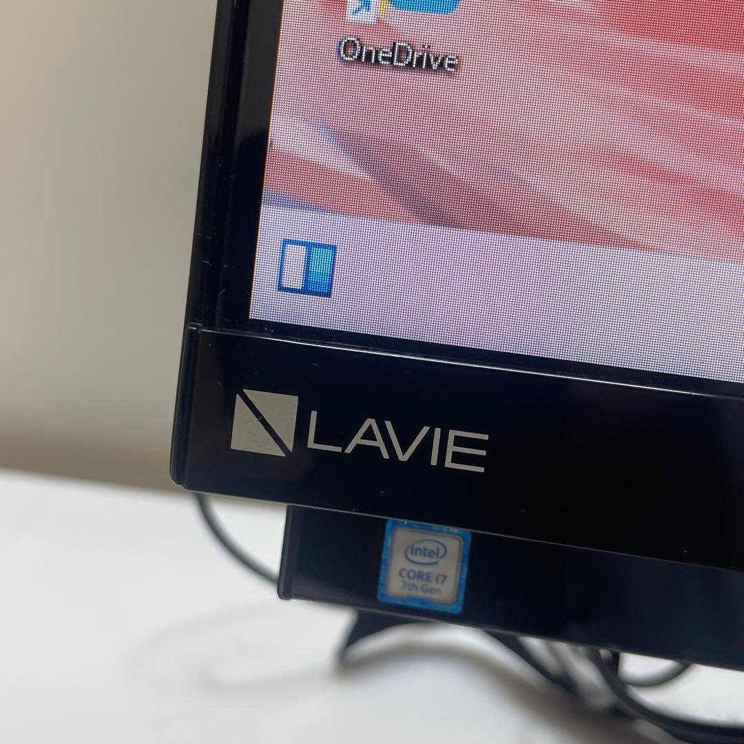 #554 NEC LAVIE モニター体型 i7-7500U 16GB 512G