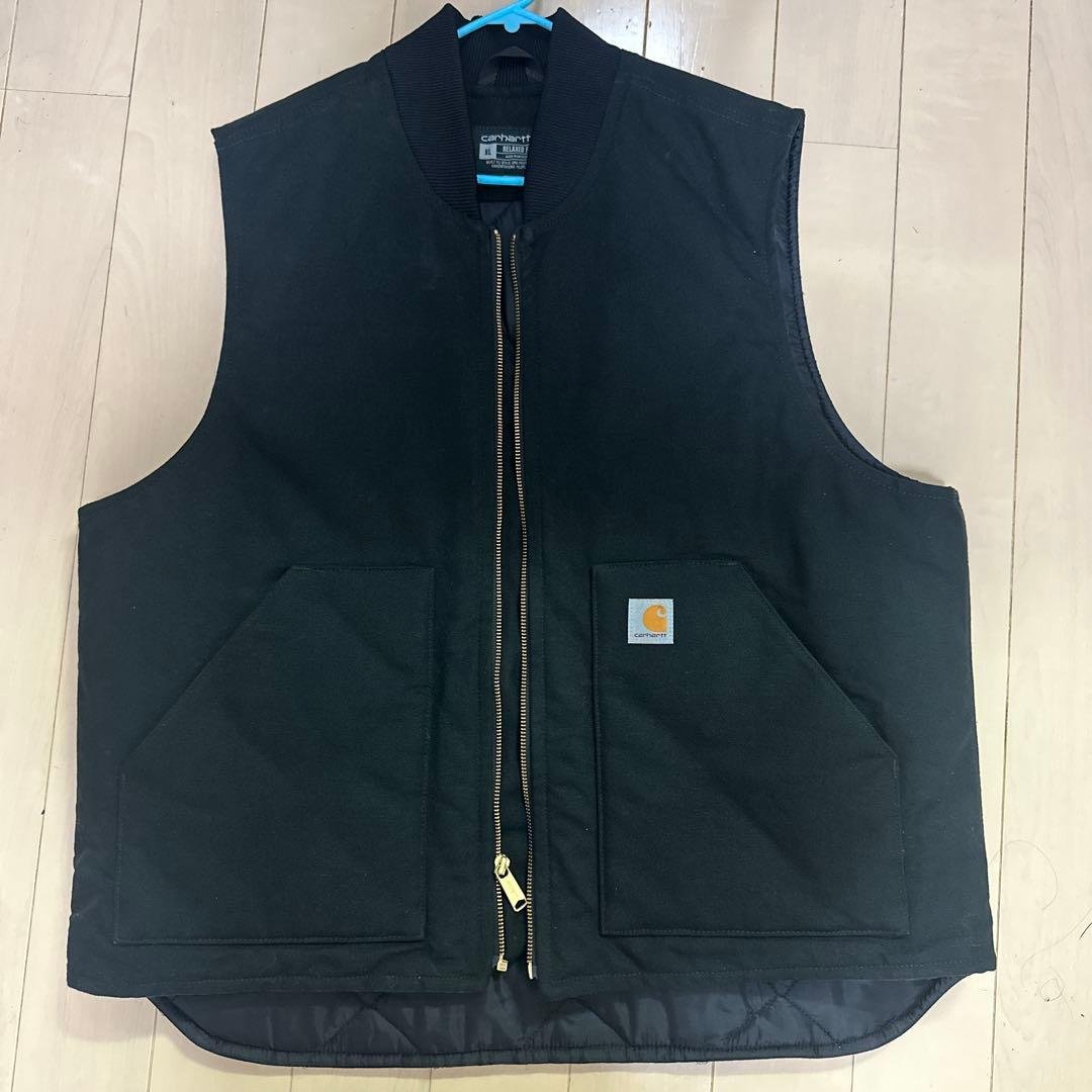 最終値下げ‼️Carhartt ブラック ベスト XL