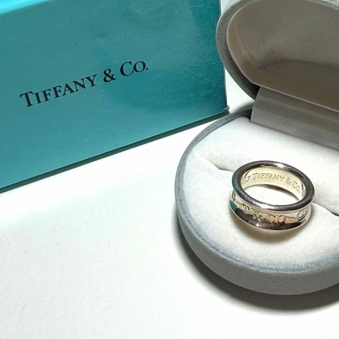 美品★TIFFANY&Co.★ ティファニー 1837リング ピンキーリング7号