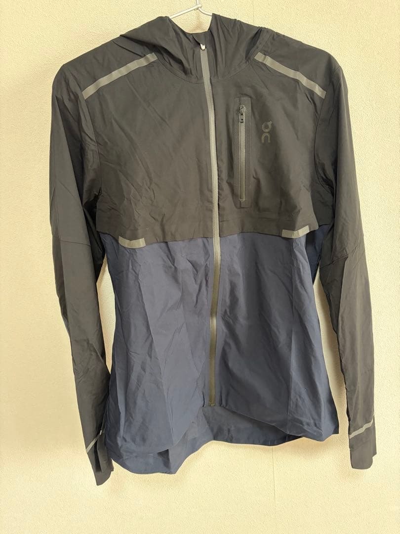 【新品】ON Weather-Jacket ブラック/ネイビー S