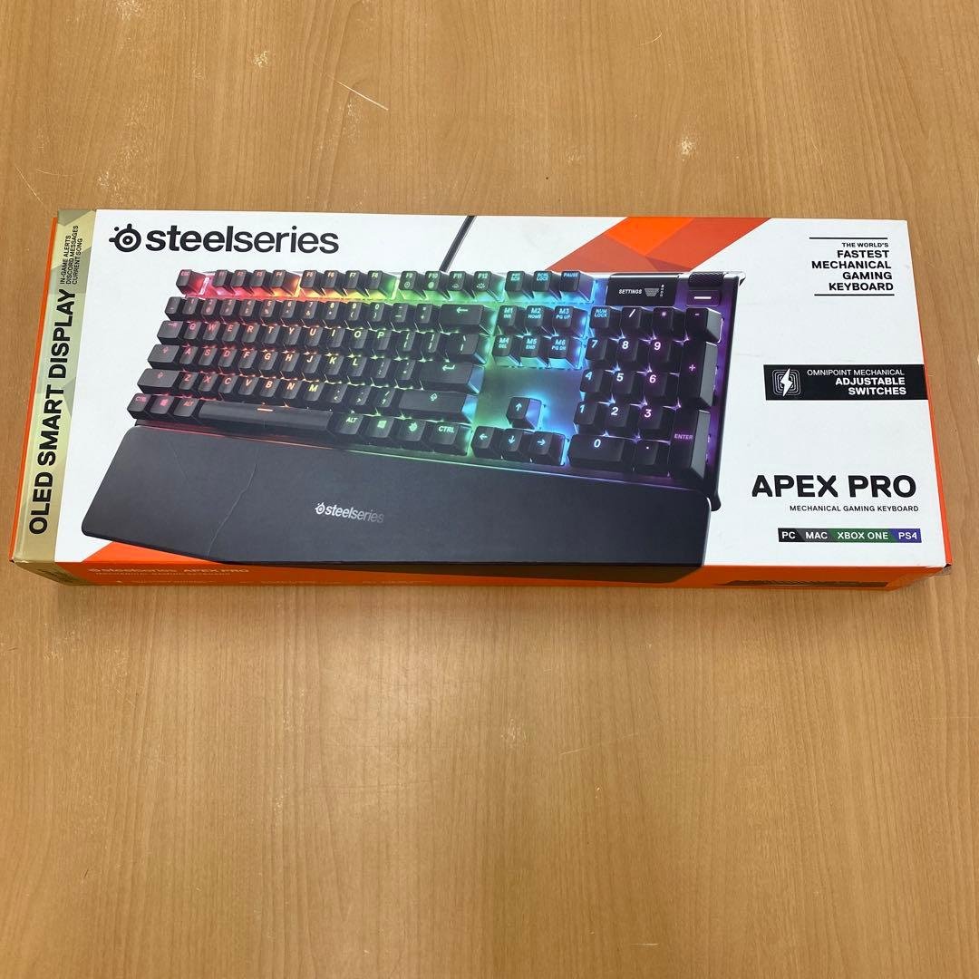 11)スティールシリーズ エイペックスプロ ゲーミングキーボード