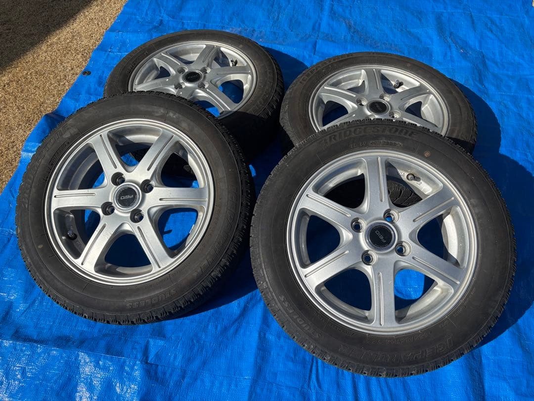 14インチ スタッドレスホイールセット 155/65R14【週末値下げ中】