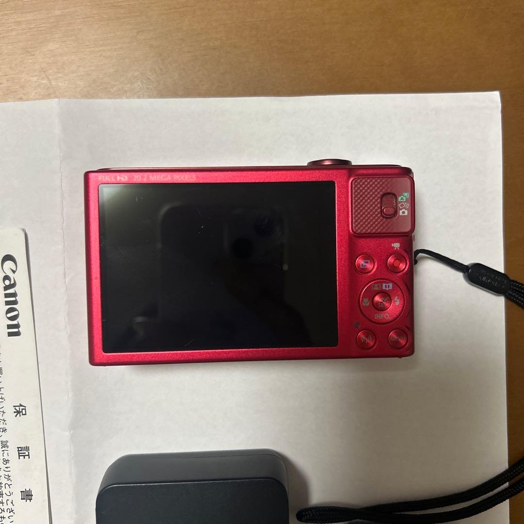 美品　キャノン　パワーショット SX620HS コンパクトデジタルカメラ RED