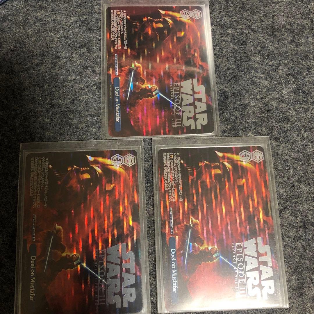 ヴァイスシュヴァルツ　duel on mustafar SP 3枚