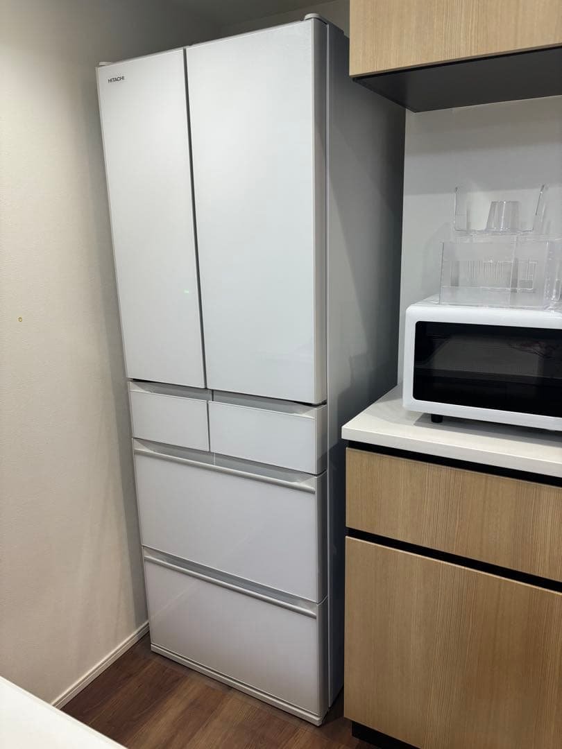 桜*ん様 【中古】日立冷蔵庫R-HW52N 520L 2021年製フレンチドア大