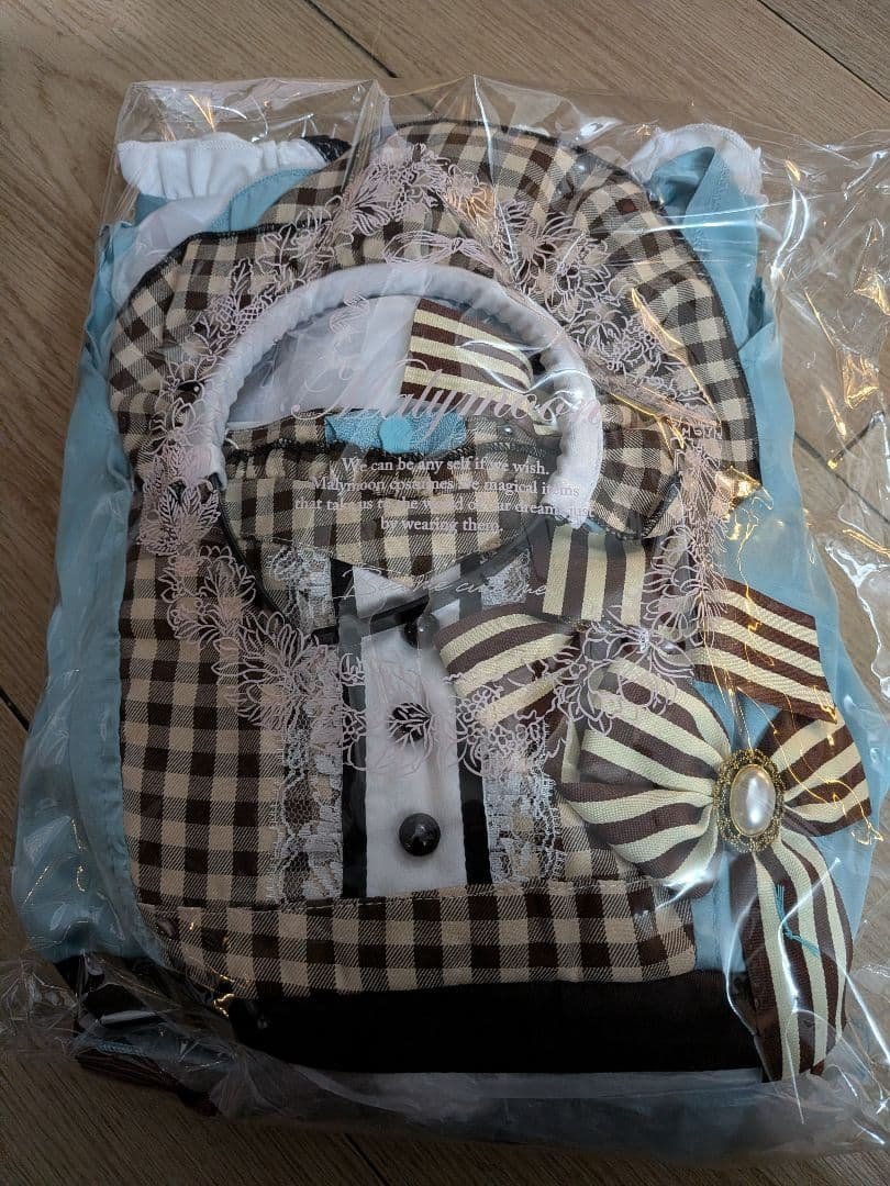 Malymoon ブルーマカロンデコレーションメイド　コスプレ12点セット