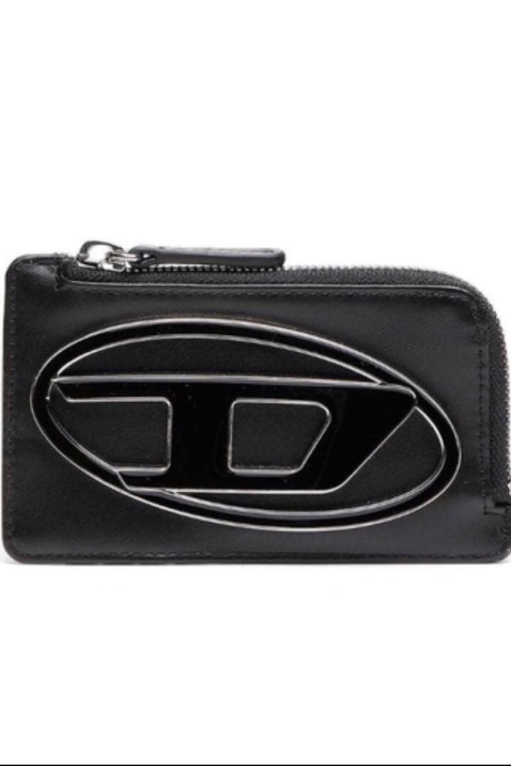 diesel ラウンドDロゴ フラグメントケース ブラック　財布