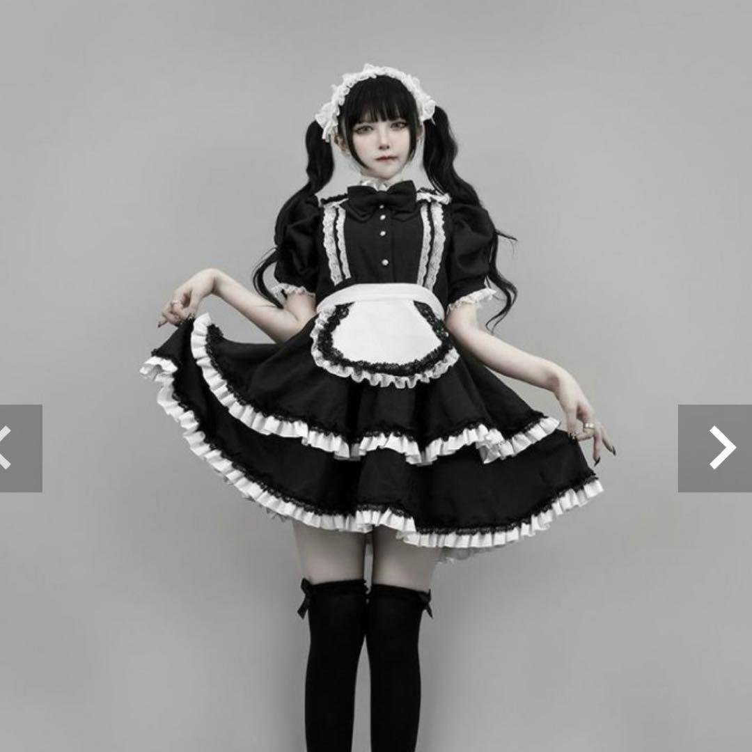 DimMoire【ディムモアール】絶メイドワンピースII/Black×White