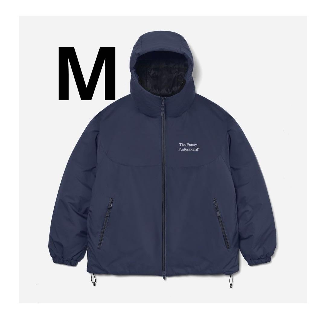 ENNOYとスタイリスト私物 PADDED NYLON HOODIE (NAVY