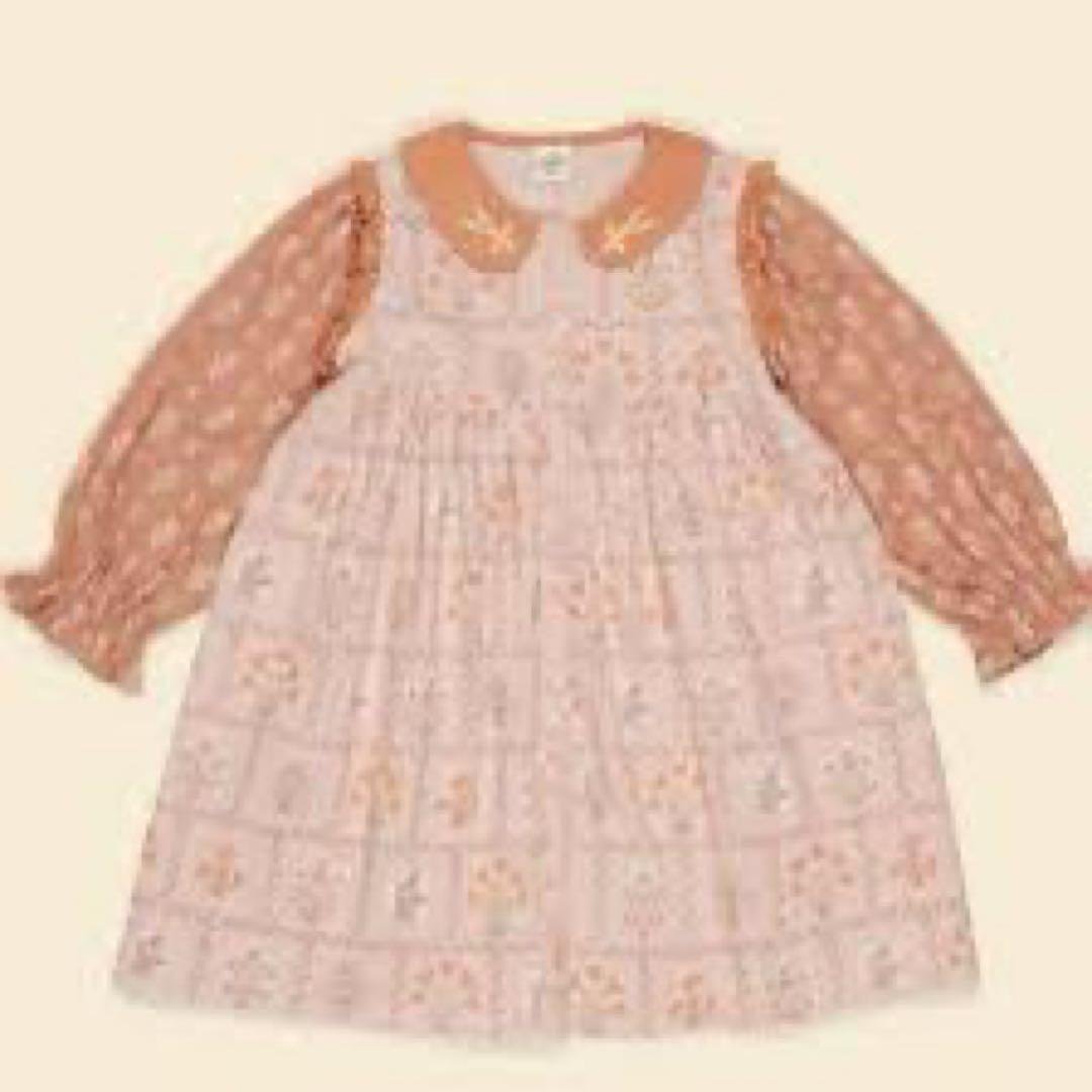 【金まで　着1】apolina maya shirtsdress 3-5y