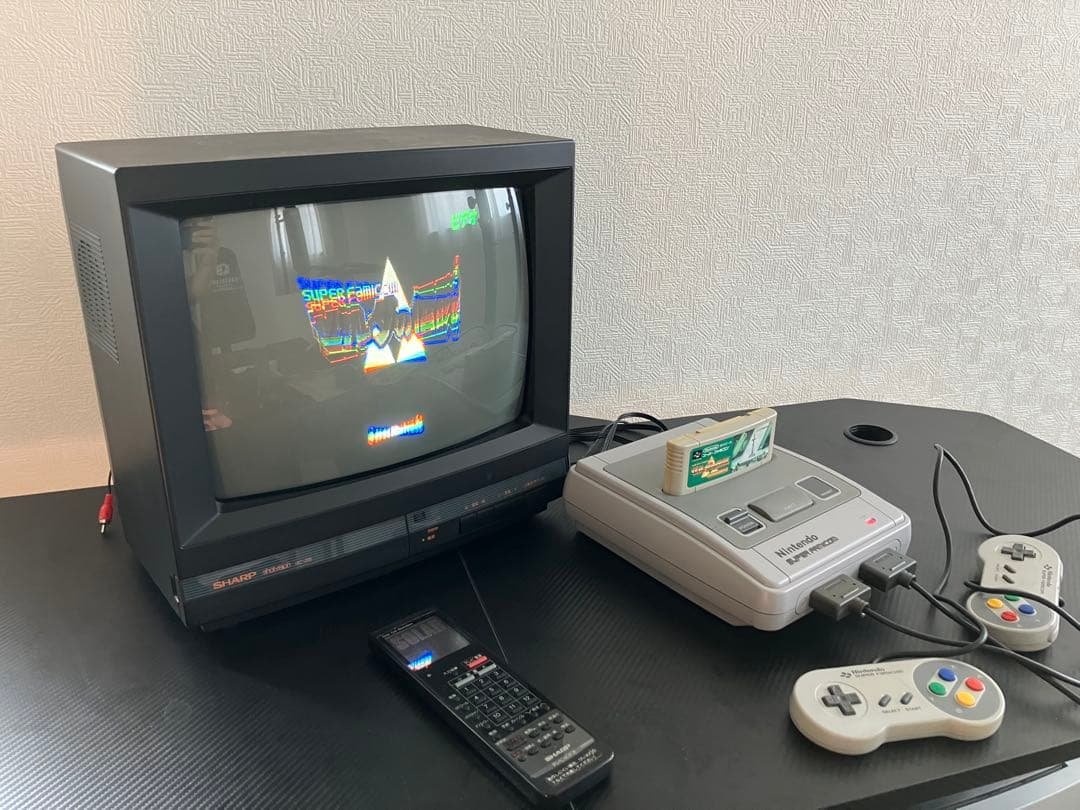 K*u様 【レトロゲーム】シャープ ブラウン管テレビ 14C-J58 1989年