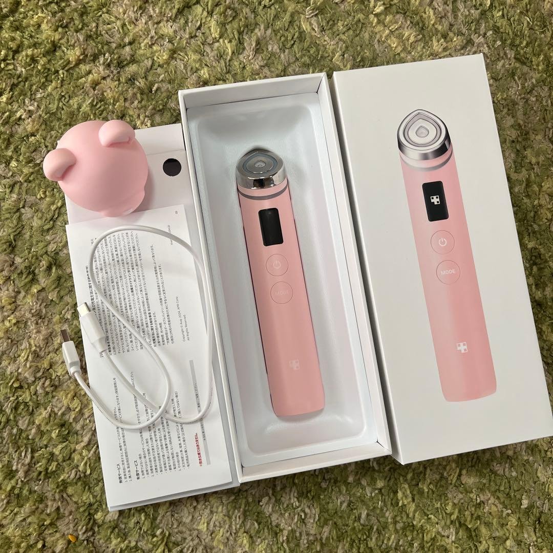medicubeピンク 美顔器 USB充電