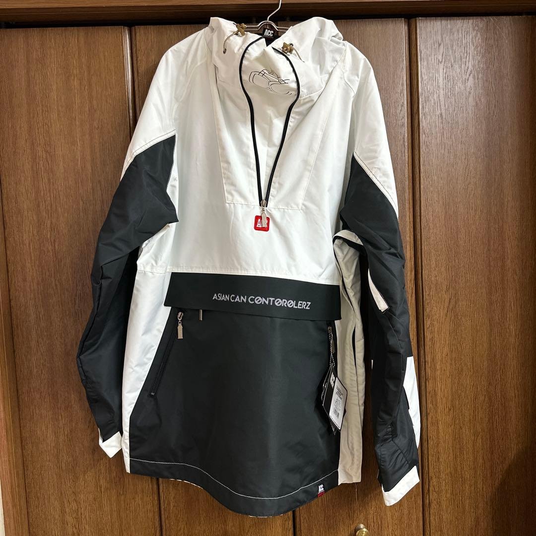 ACC 24-ANORAK JKT Lサイズ ホワイト/ブラック