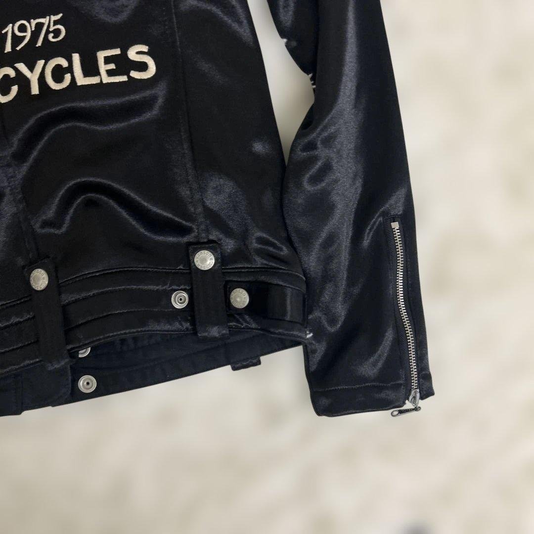 極美品 バンソン モーターサイクルジャケット ワッペン アメリカ国旗 星