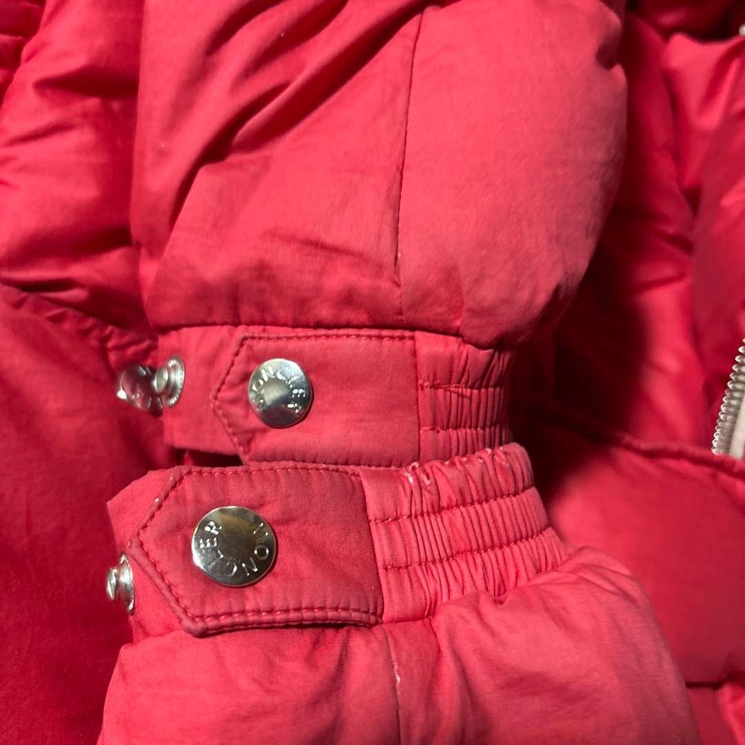 【美品】MONCLER ×エストネーション　フードレッドダウンジャケットサイズ２