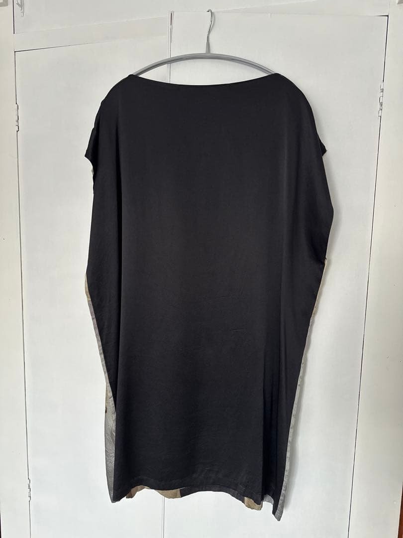 A'N'D AZUMI and DAVID 転写プリント シルクワンピース