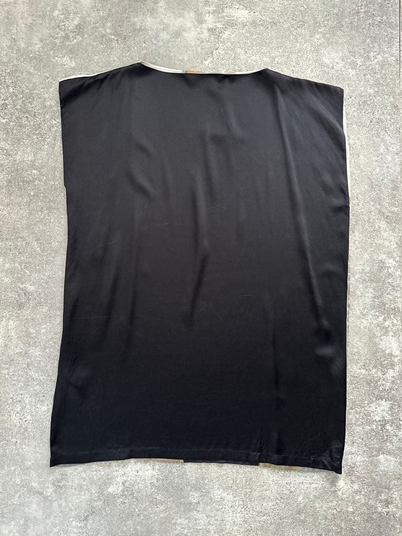 A'N'D AZUMI and DAVID 転写プリント シルクワンピース